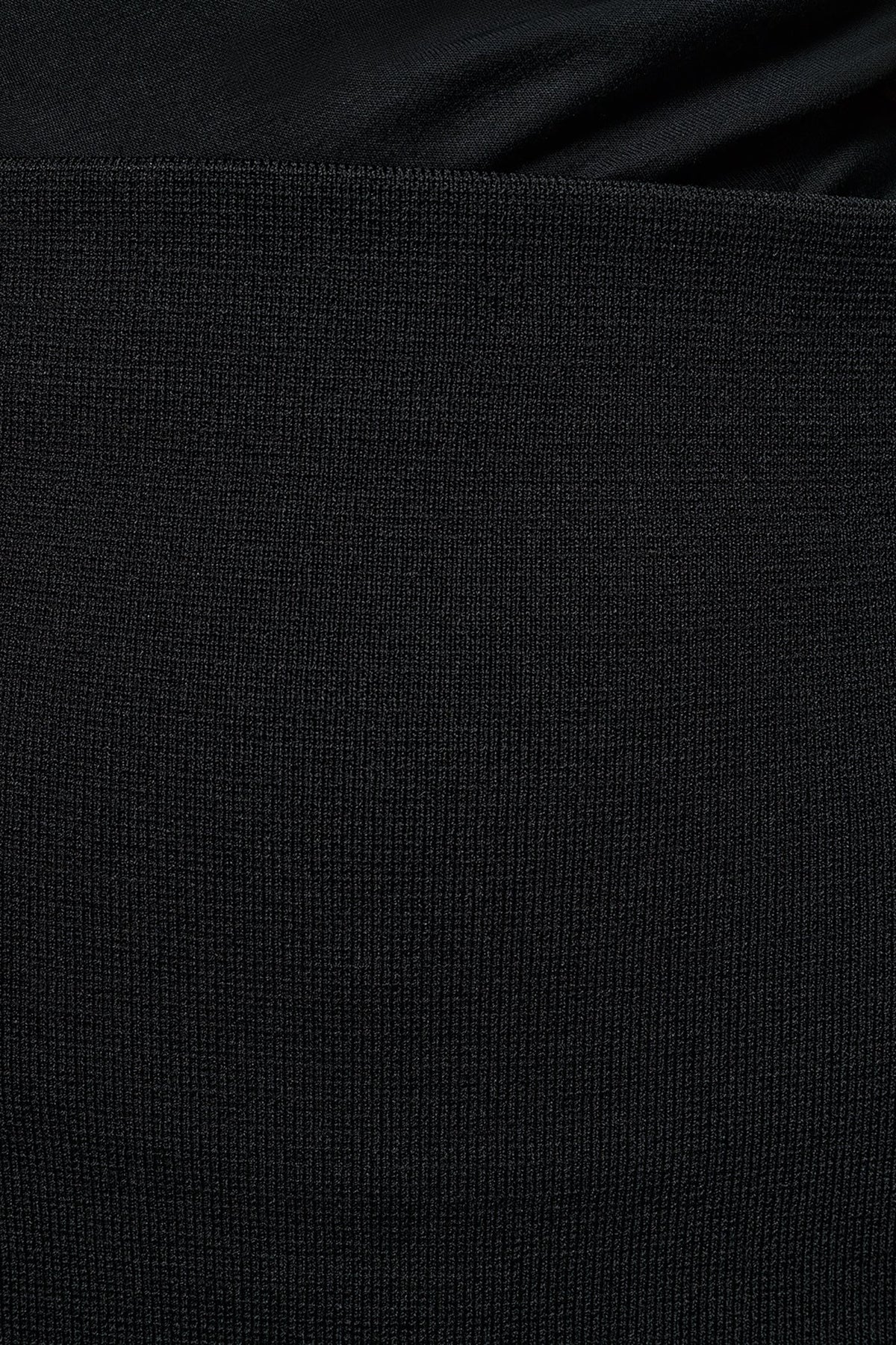 MIDI SWEATER SKIRT - Black