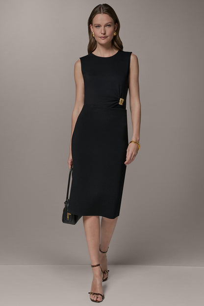 MIDI SWEATER SKIRT - Black