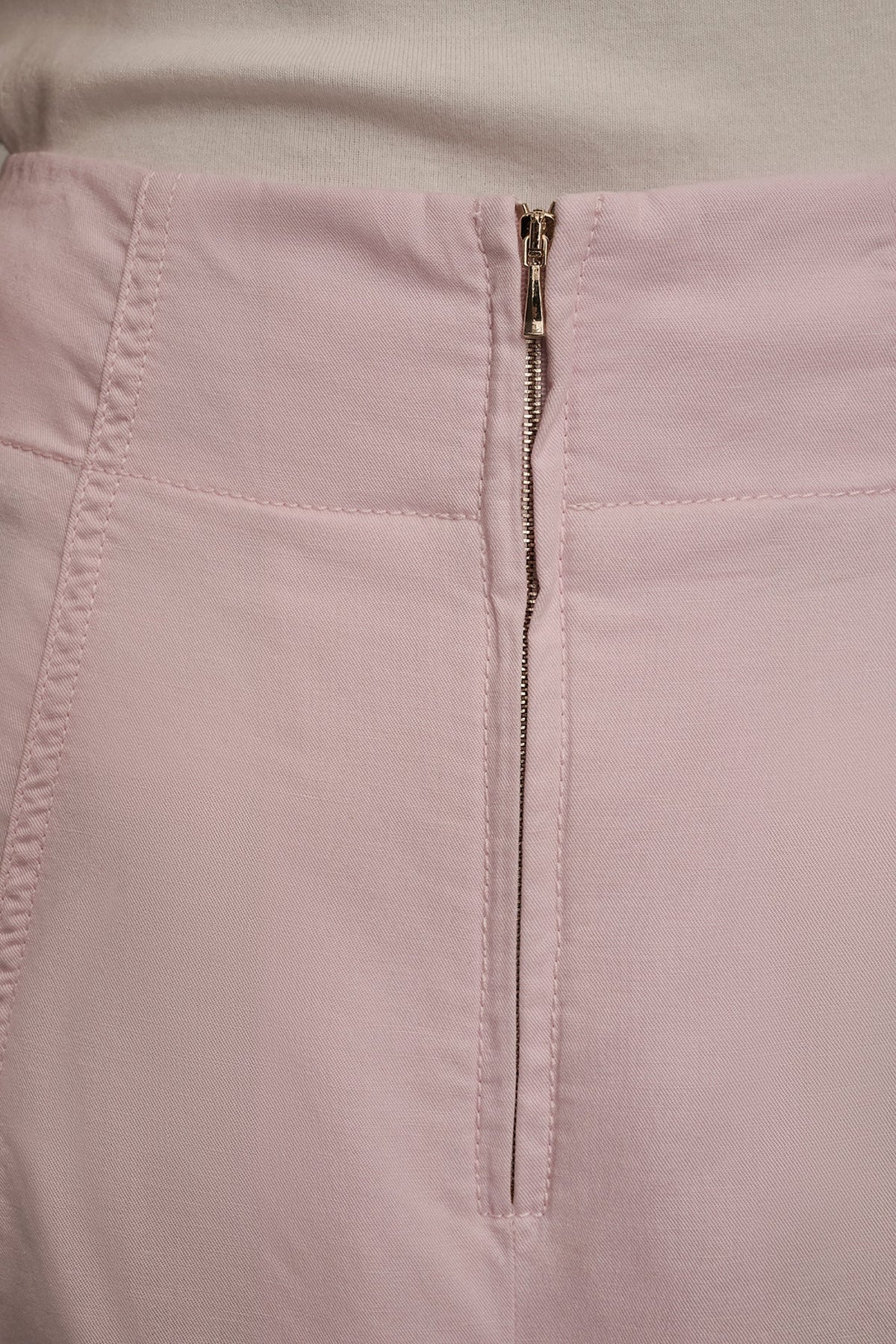 BRUSHED MIDI PANEL TRUMPET SKIRT - PINK WISTERIA