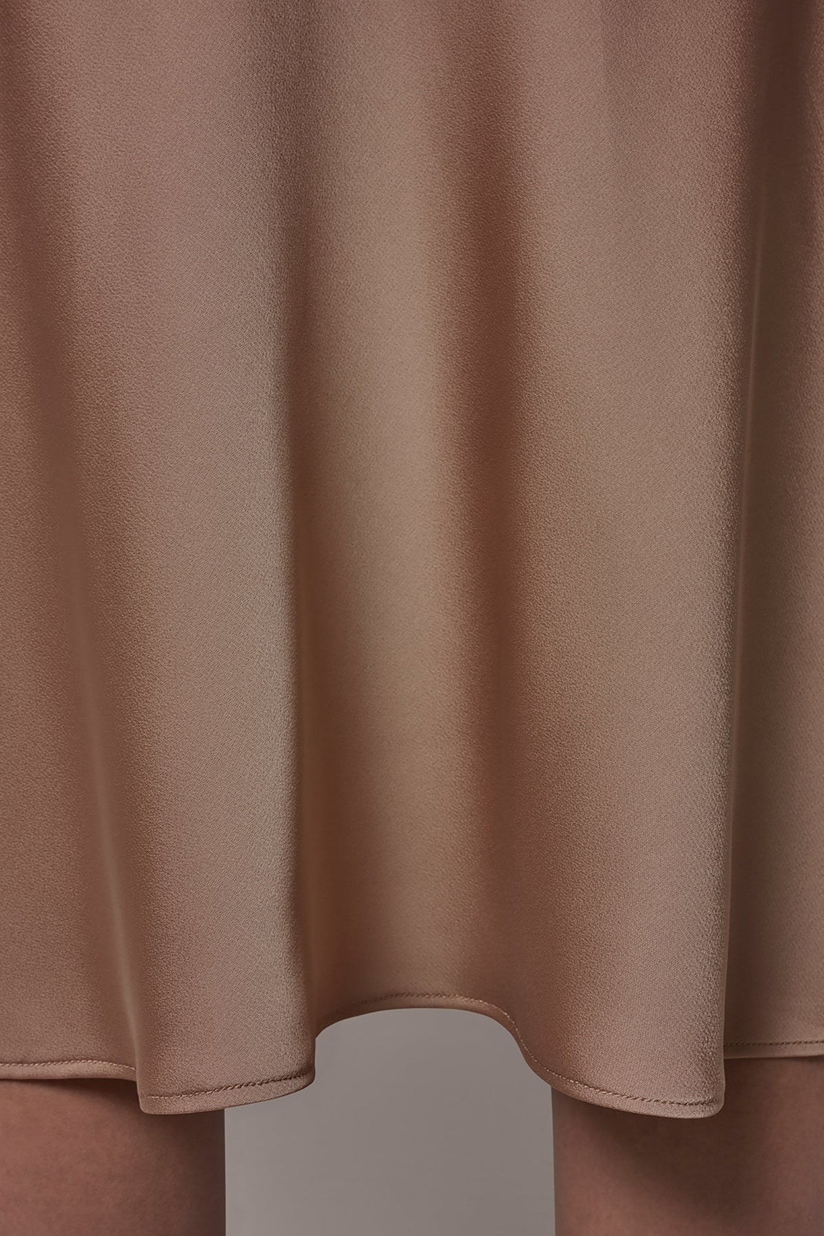 SATIN BIAS MIDI SKIRT - Umbria