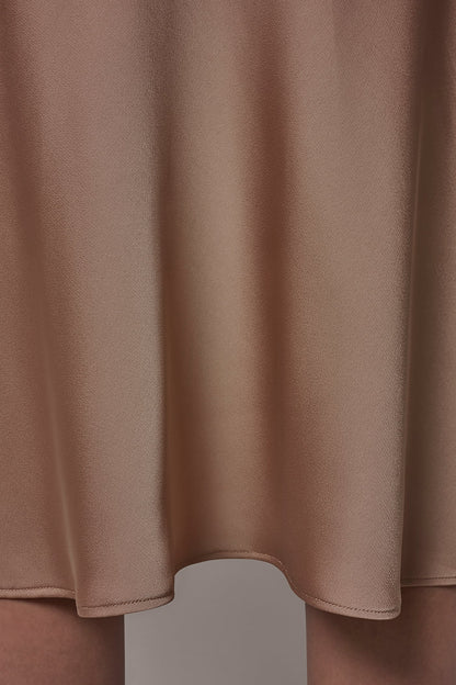 SATIN BIAS MIDI SKIRT - Umbria