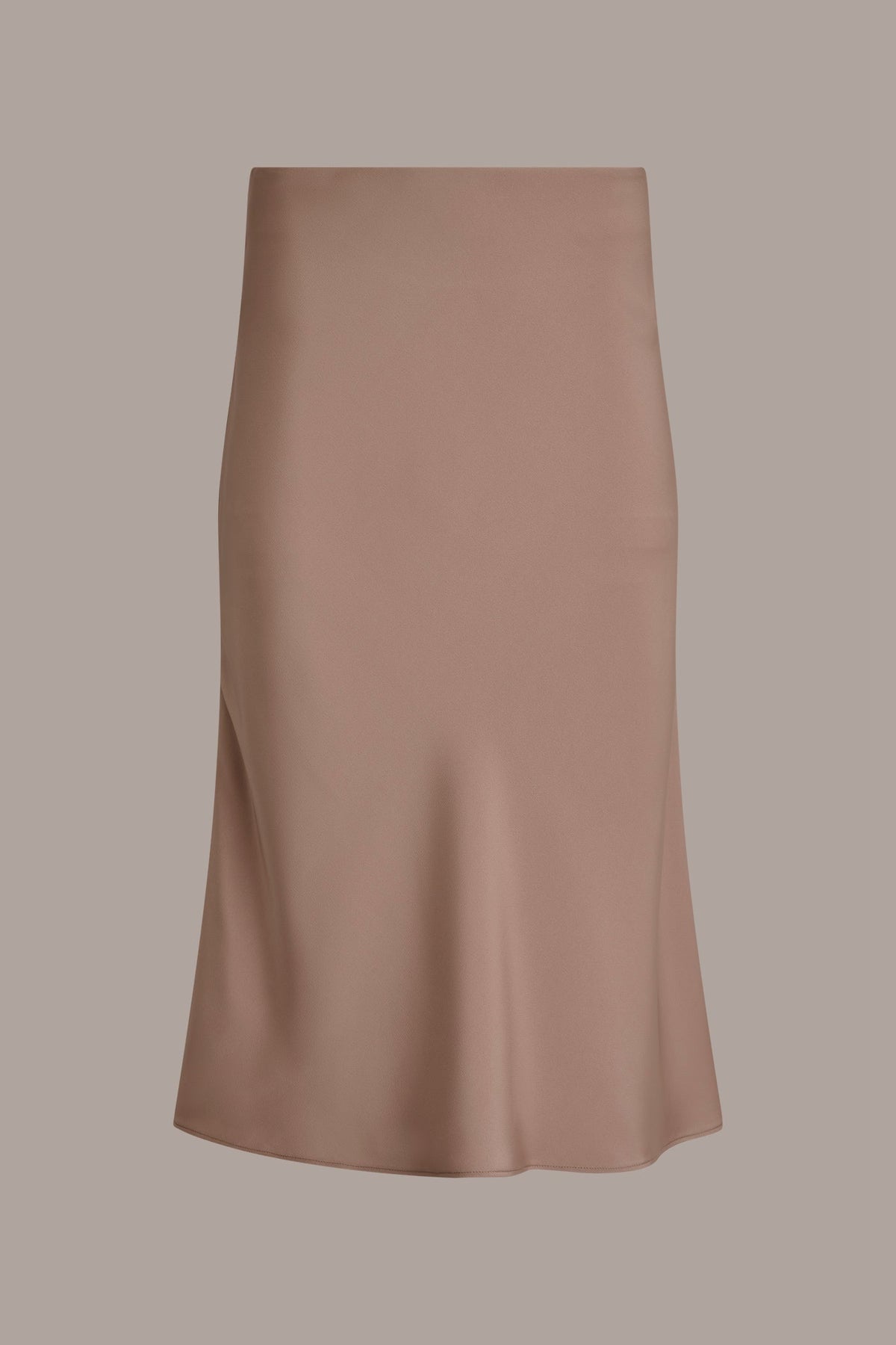 SATIN BIAS MIDI SKIRT - Umbria