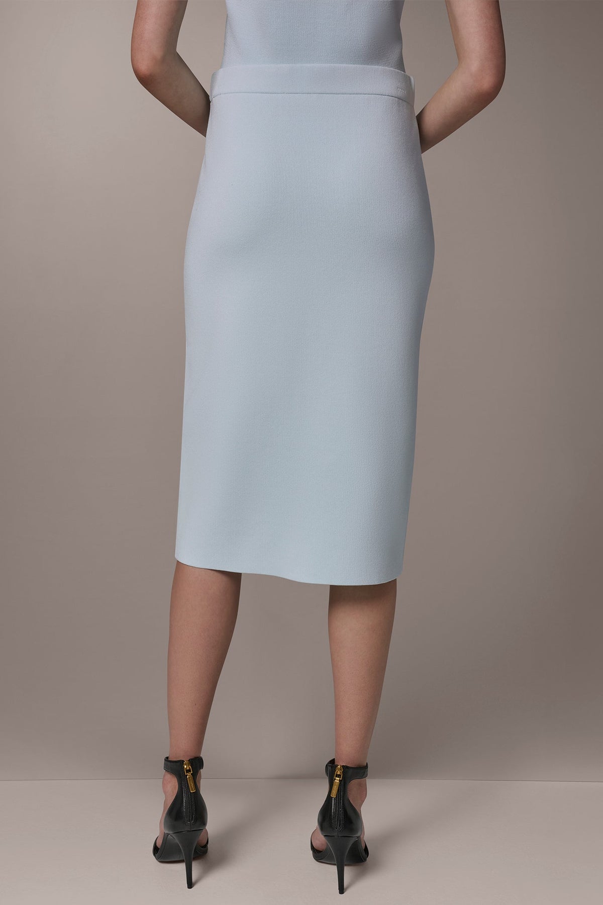SWEATER PENCIL SKIRT - Skylight