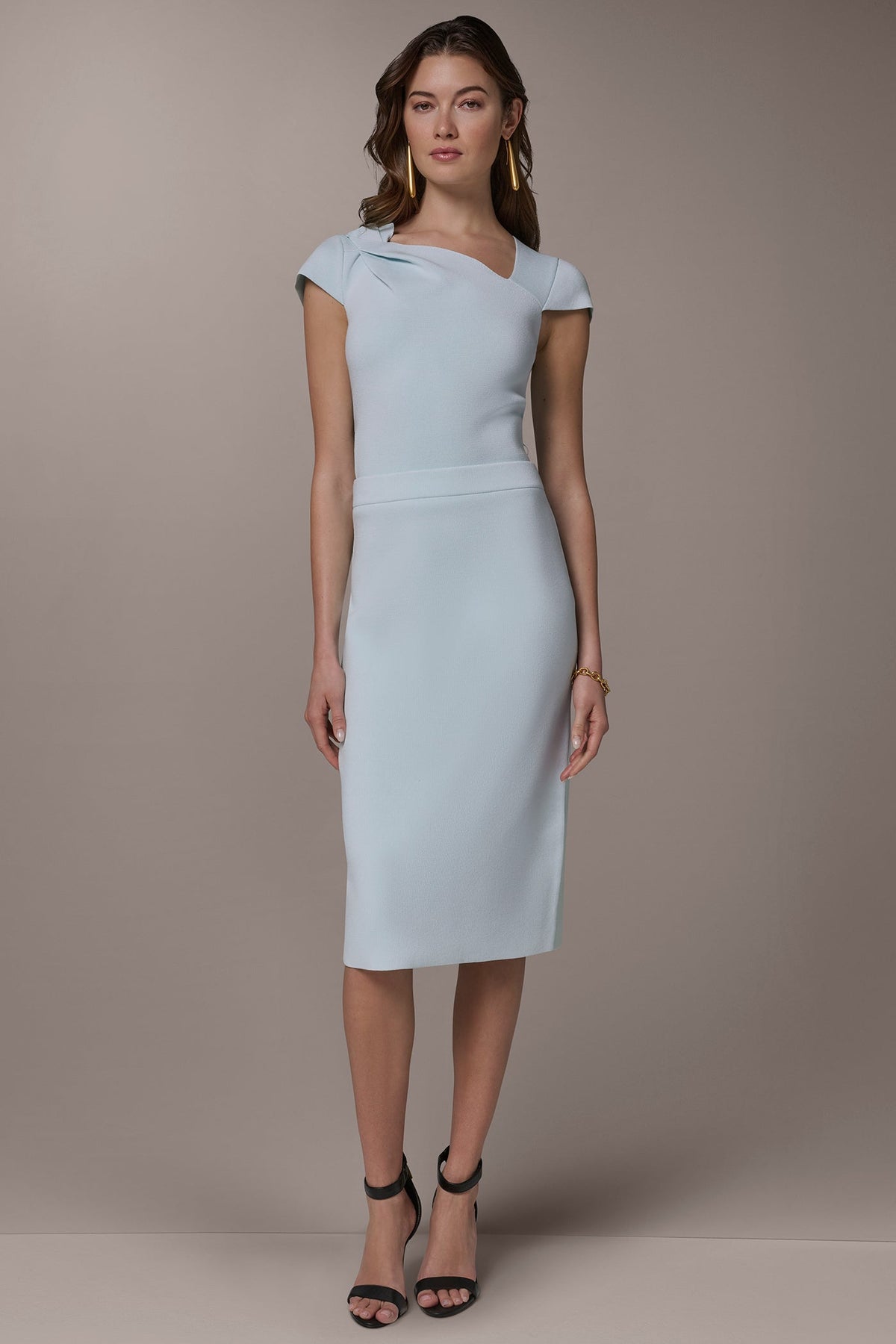 SWEATER PENCIL SKIRT - Skylight