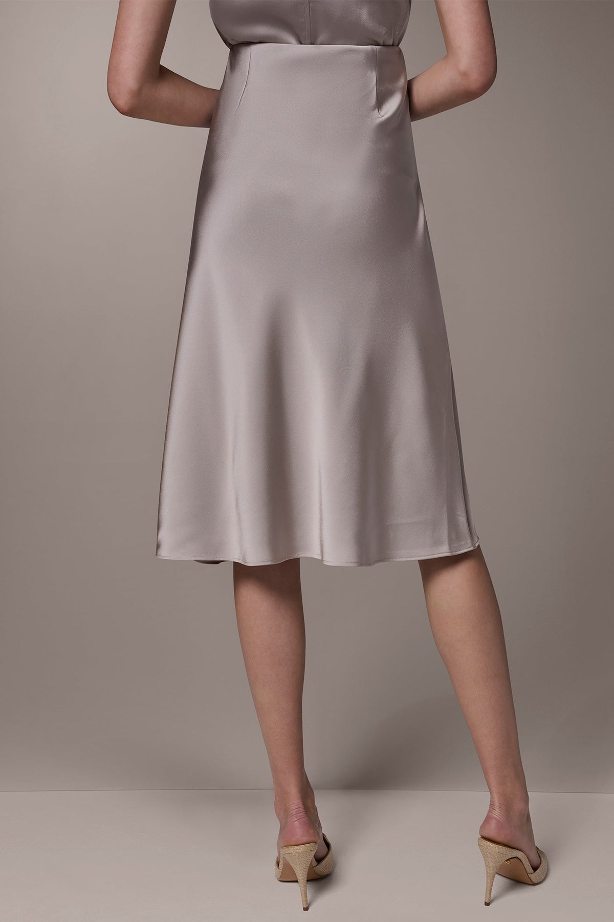 SATIN BIAS SKIRT - Turin