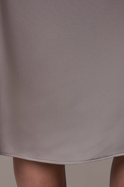 SATIN BIAS SKIRT - Turin