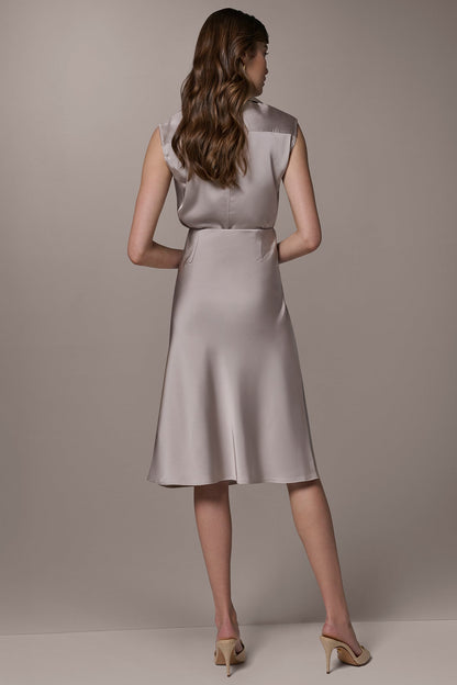 SATIN BIAS SKIRT - Turin