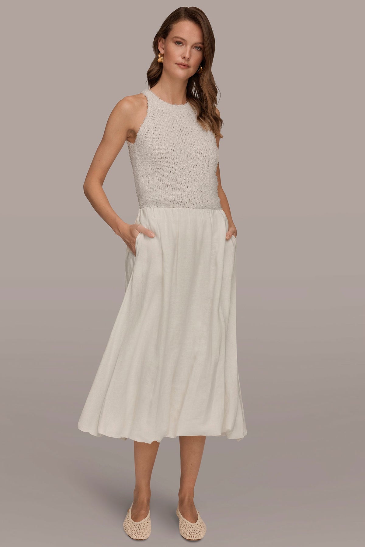 BUBBLE SKIRT - Cream
