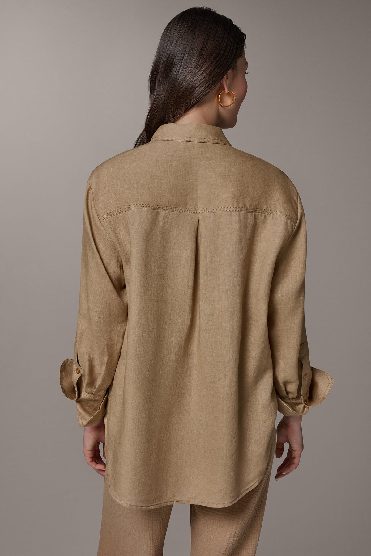 LONG SLEEVE SHIRT - FAWN