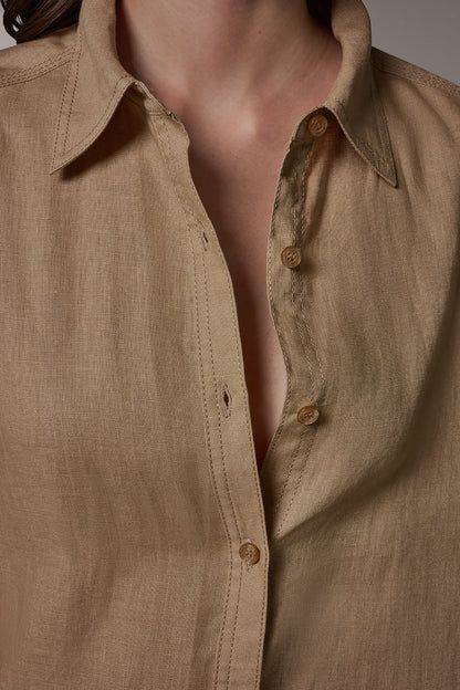 LONG SLEEVE SHIRT - FAWN