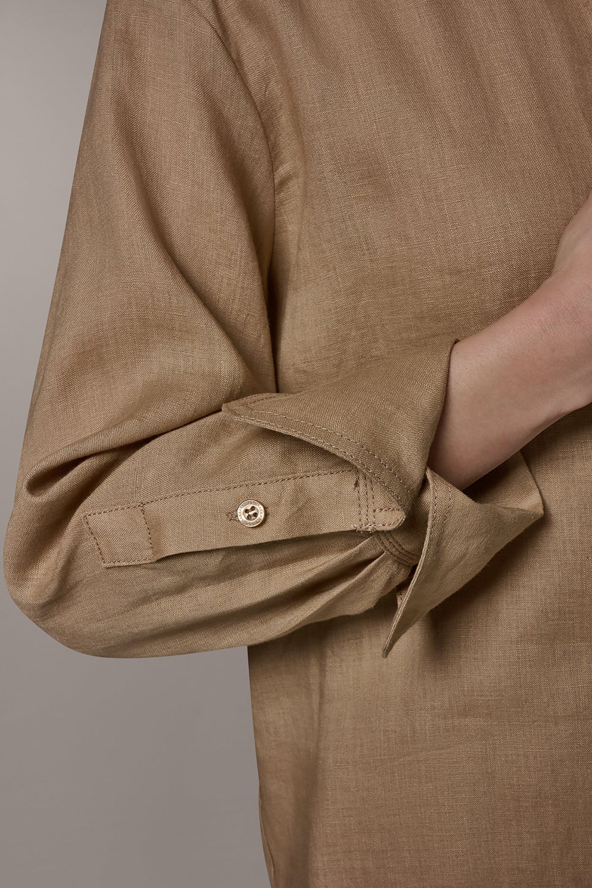 LONG SLEEVE SHIRT - FAWN
