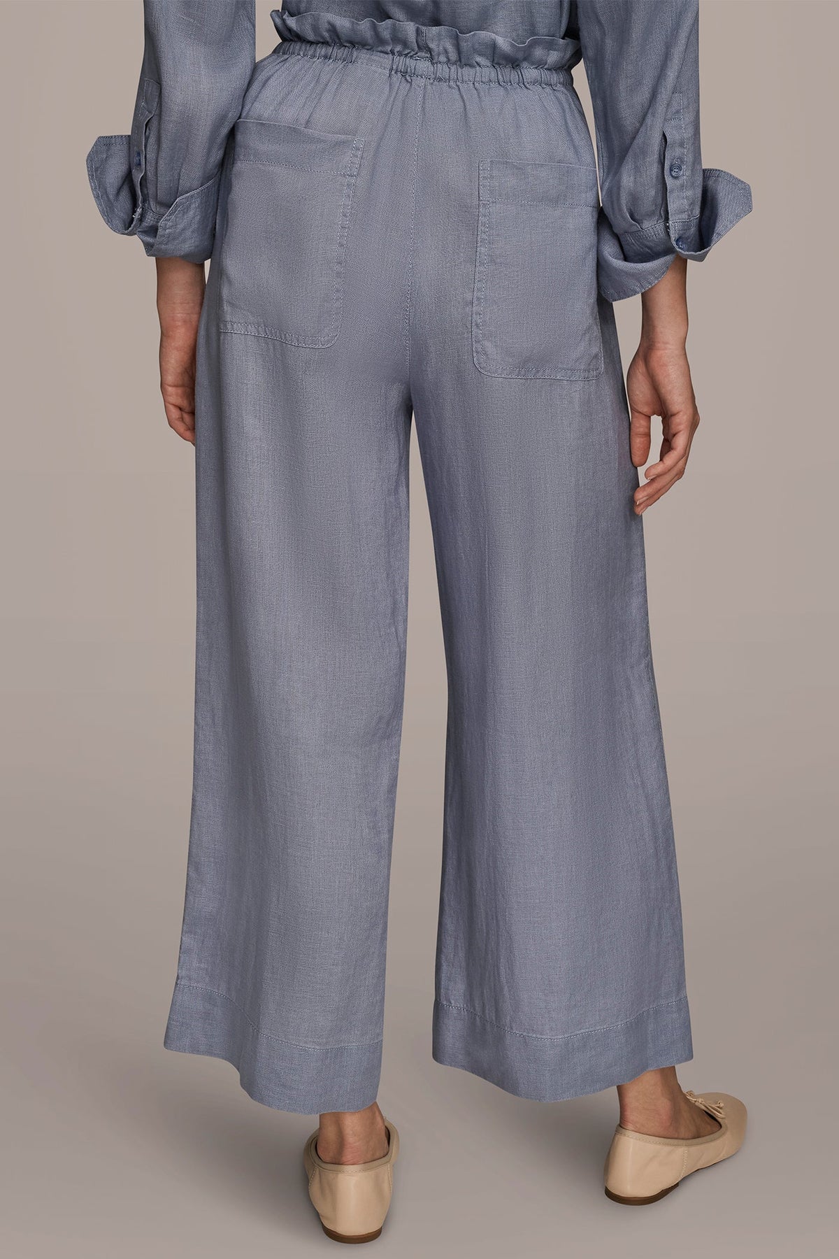 HIGH-RISE PAPERBAG PANT - Tempest