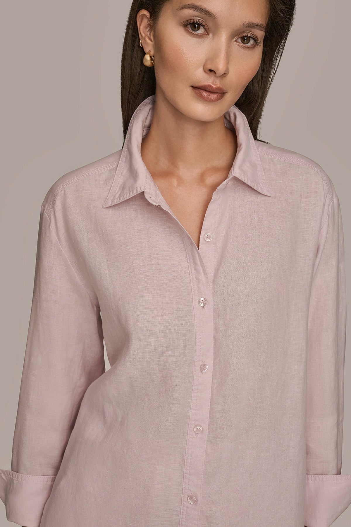 LONG SLEEVE SHIRT - PINK WISTERIA