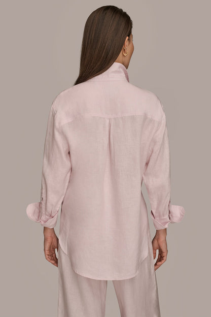 LONG SLEEVE SHIRT - PINK WISTERIA