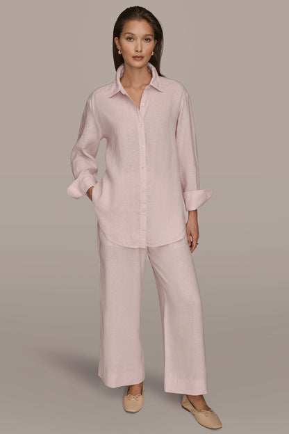 LONG SLEEVE SHIRT - PINK WISTERIA