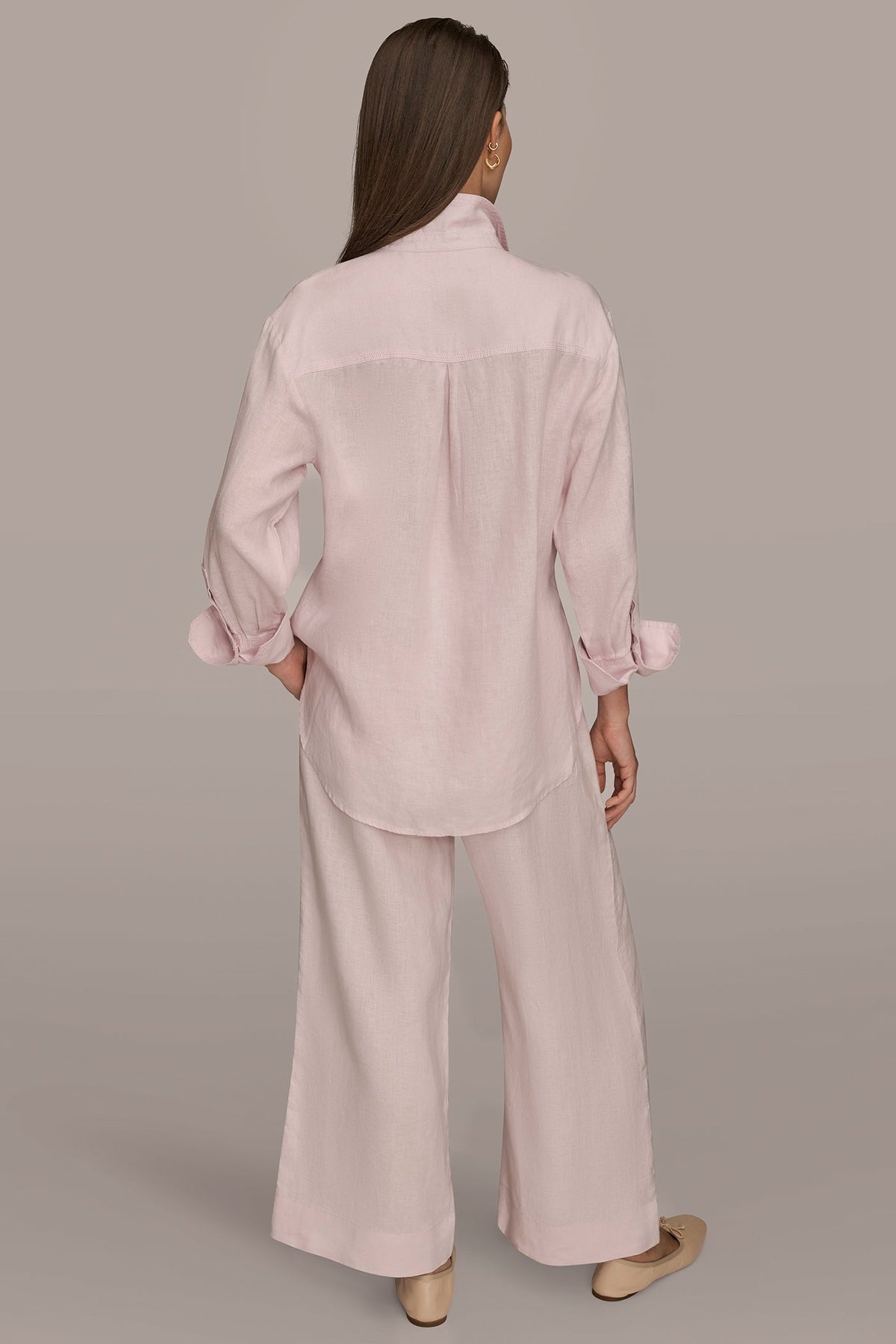 LONG SLEEVE SHIRT - PINK WISTERIA