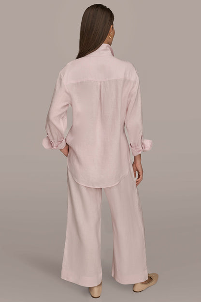 LONG SLEEVE SHIRT - PINK WISTERIA