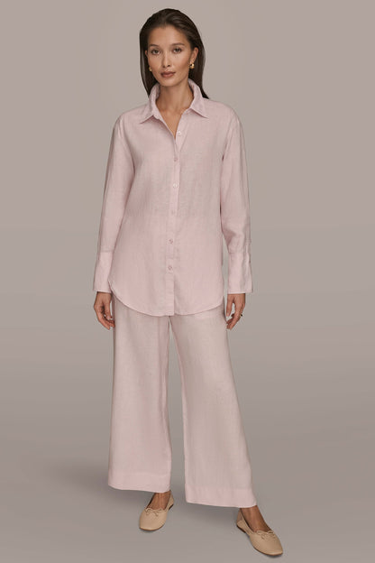 LONG SLEEVE SHIRT - PINK WISTERIA