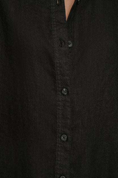 LONG SLEEVE SHIRT - Black