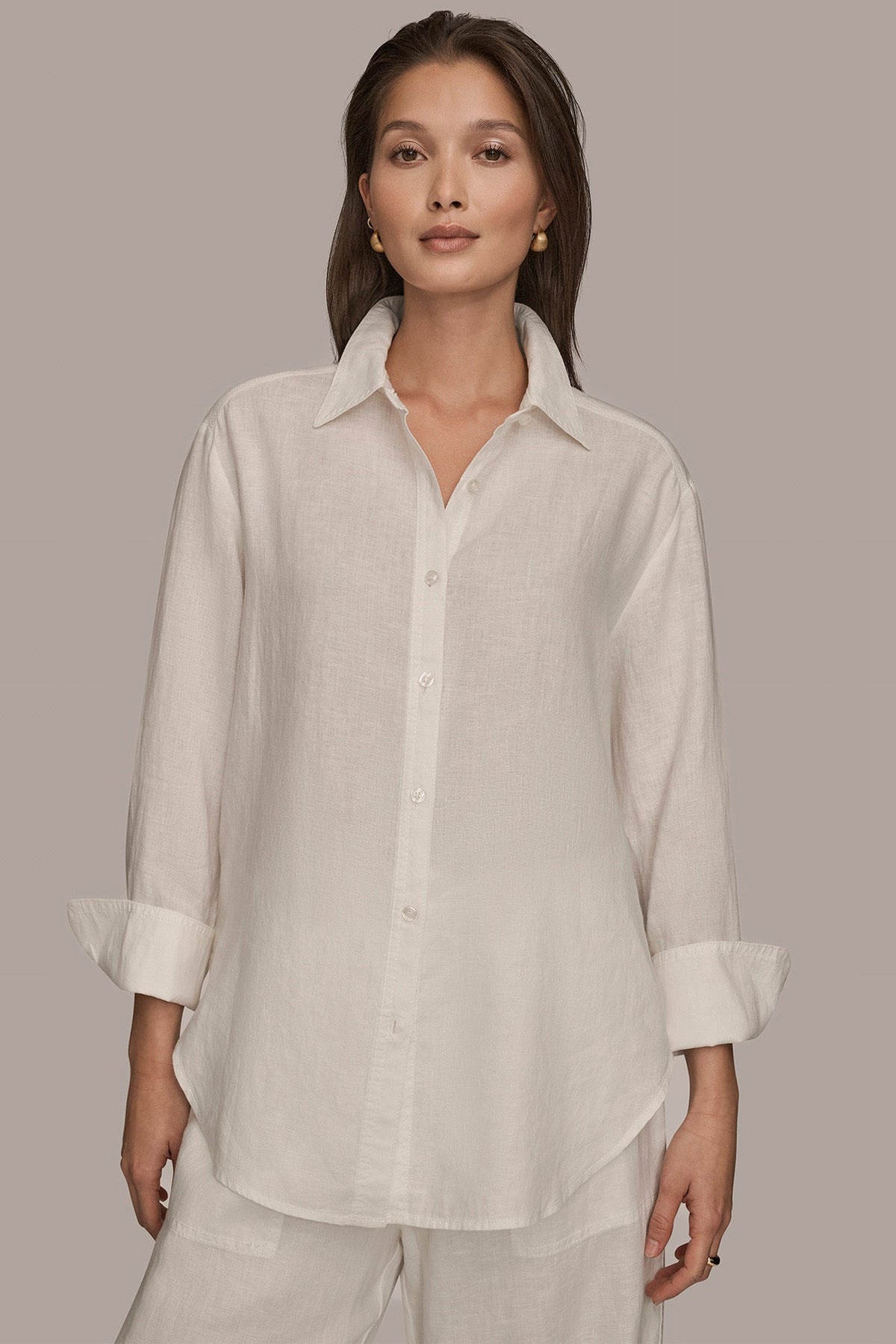 LONG SLEEVE SHIRT - CREAM