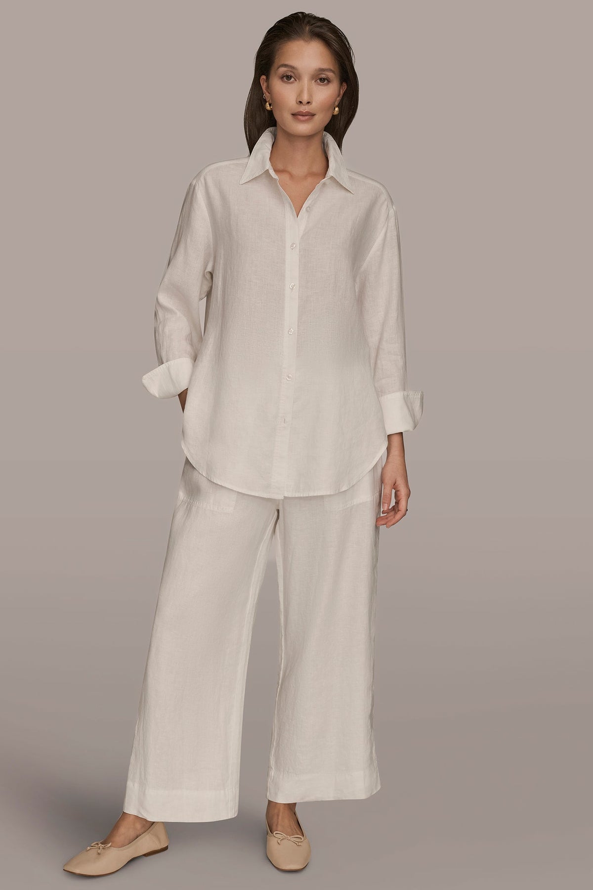 LONG SLEEVE SHIRT - CREAM