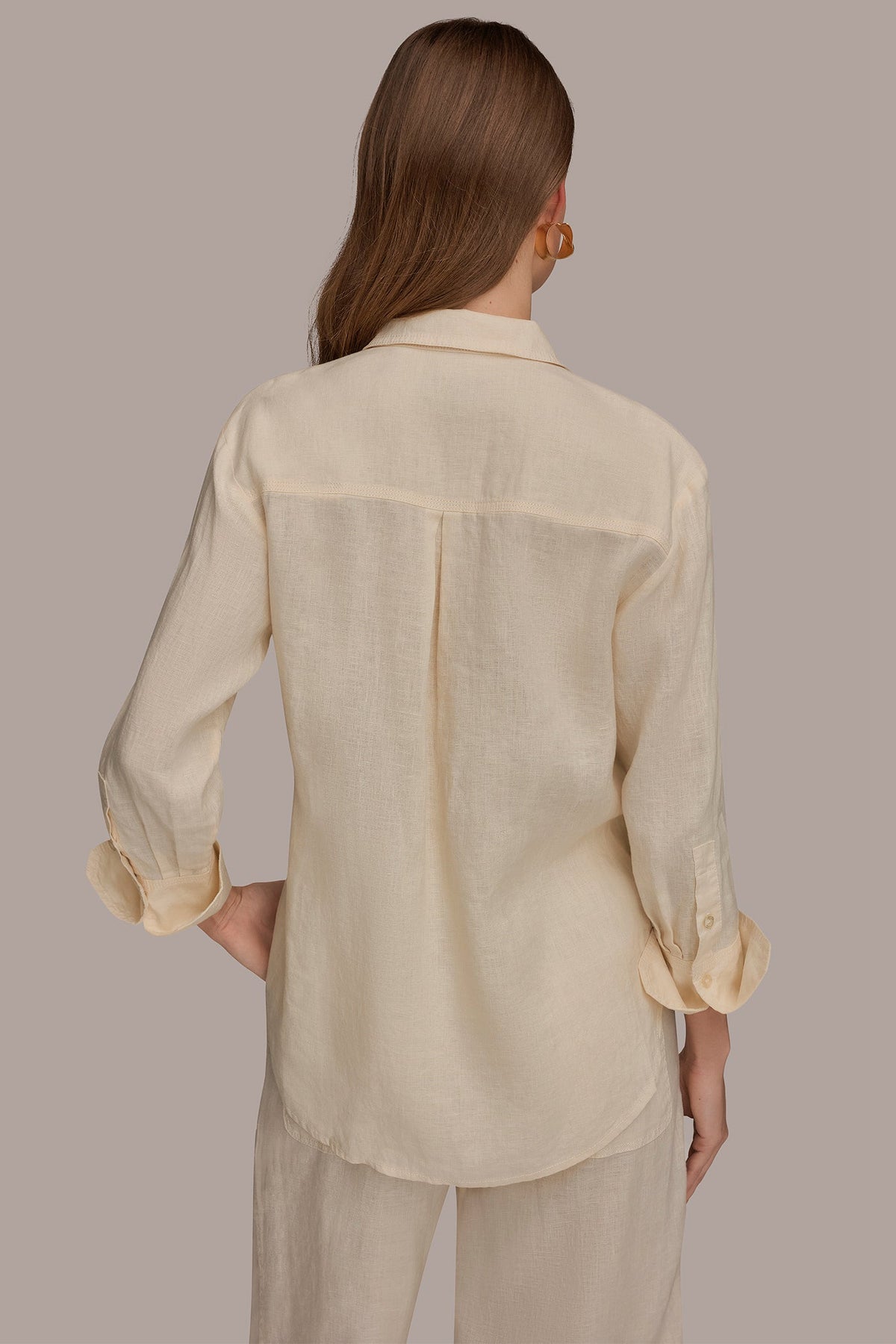 LONG SLEEVE SHIRT - Buttercream