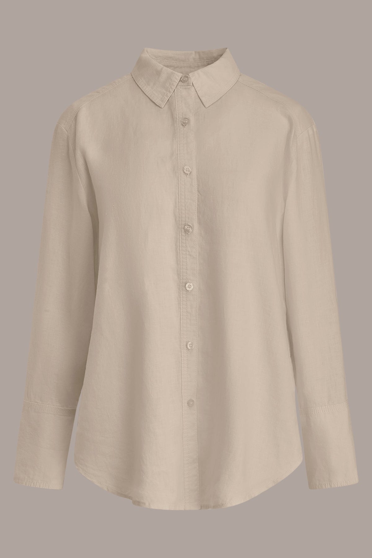 LONG SLEEVE SHIRT - Buttercream