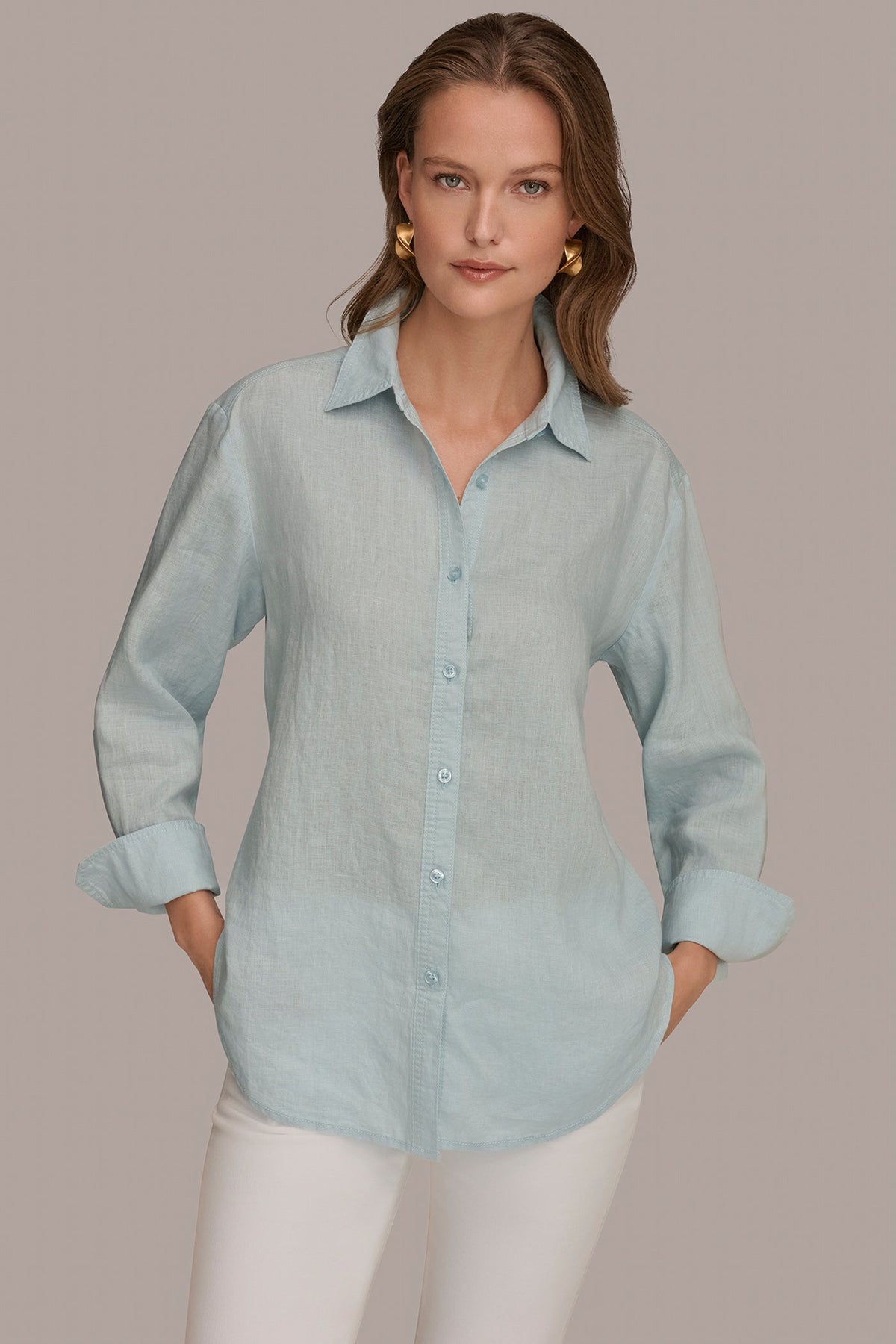 LONG SLEEVE SHIRT - Sea Mist