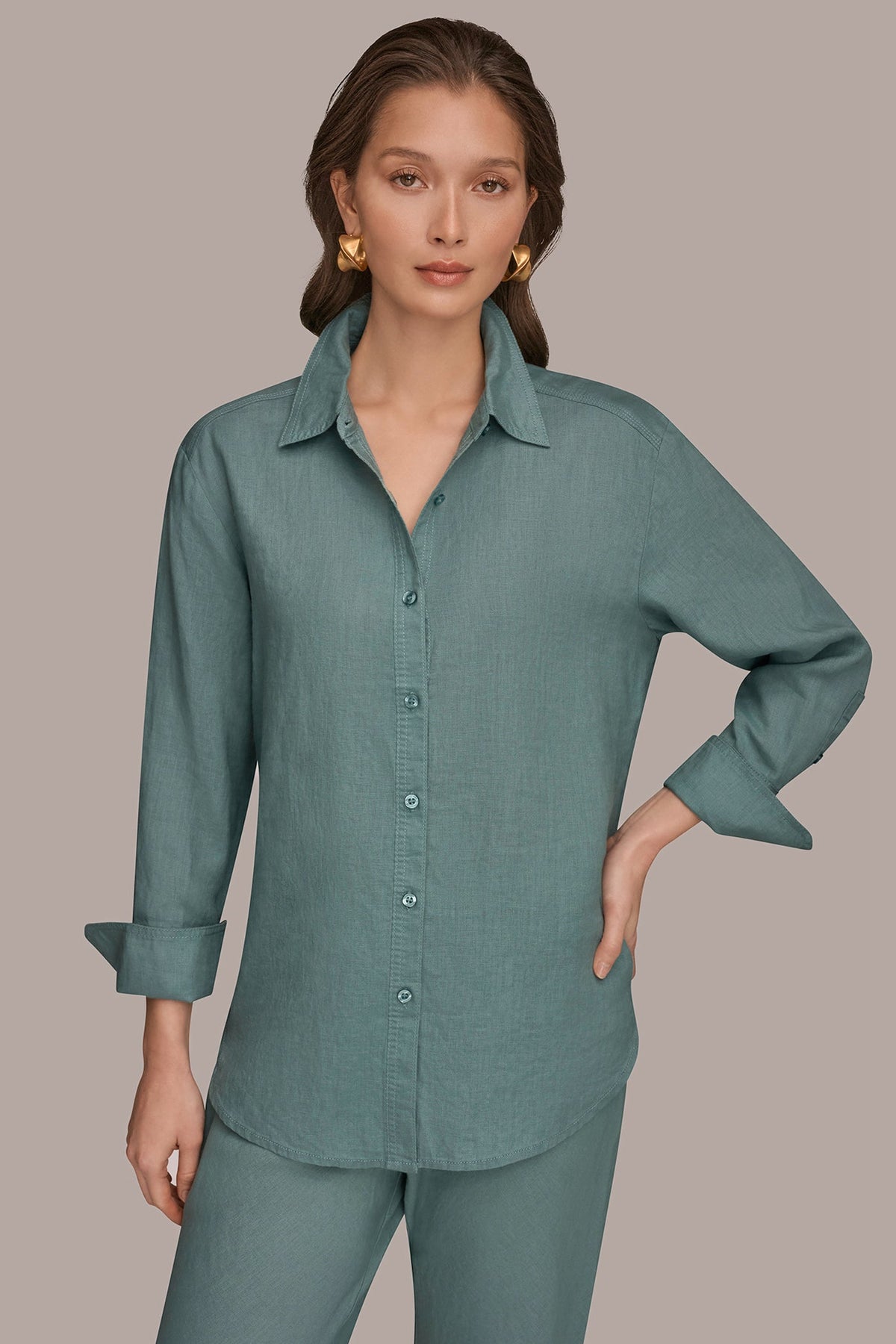 LONG SLEEVE SHIRT - Waterlily