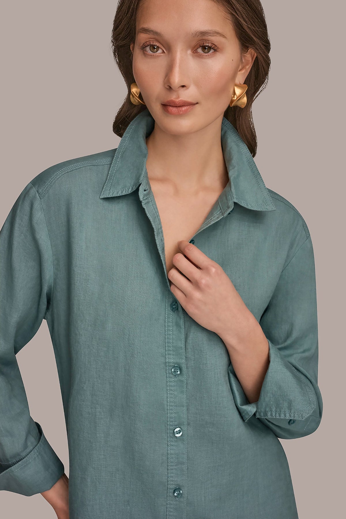 LONG SLEEVE SHIRT - Waterlily