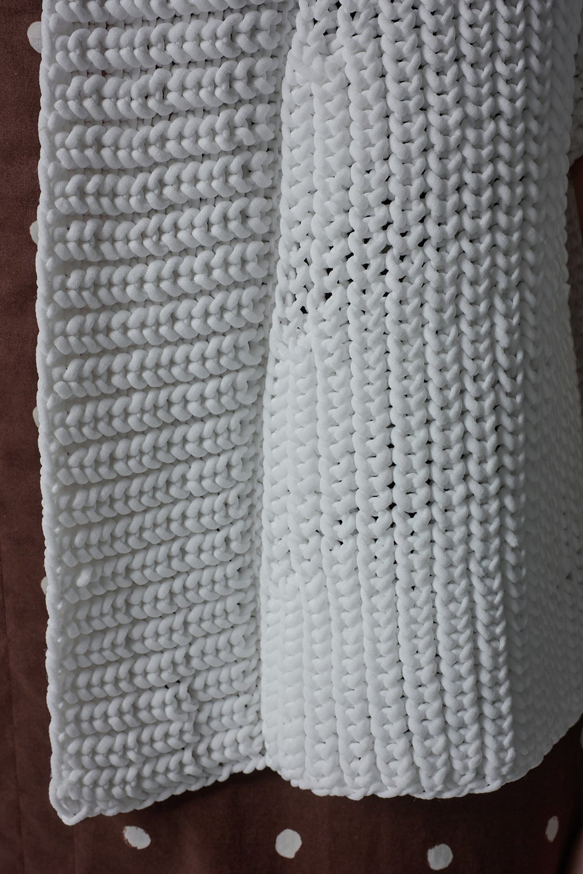 SHORT SLEEVE SWING CARDIGAN - Cream