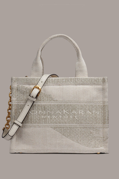 MERINO SMALL TOTE - Neutral/Gold
