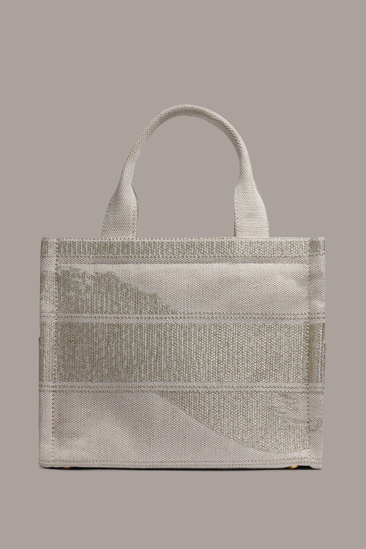 MERINO SMALL TOTE - Neutral/Gold