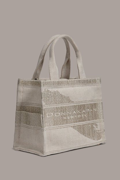MERINO SMALL TOTE - Neutral/Gold