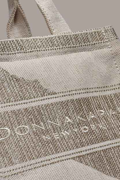 MERINO SMALL TOTE - Neutral/Gold