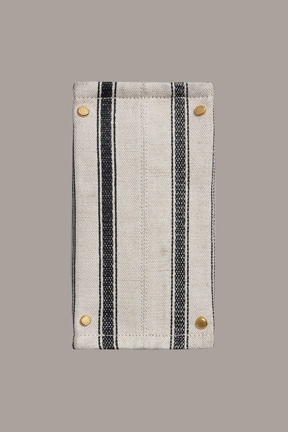 MERINO SMALL TOTE - Neutral/Black