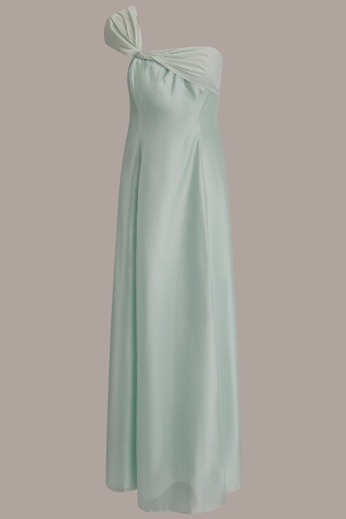 ORGANZA TWIST ONE-SHOULDER BALL GOWN - Skylight