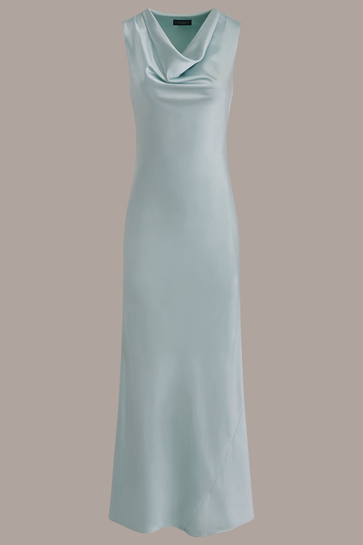 SLEEVELESS COWL-NECK GOWN - Mist