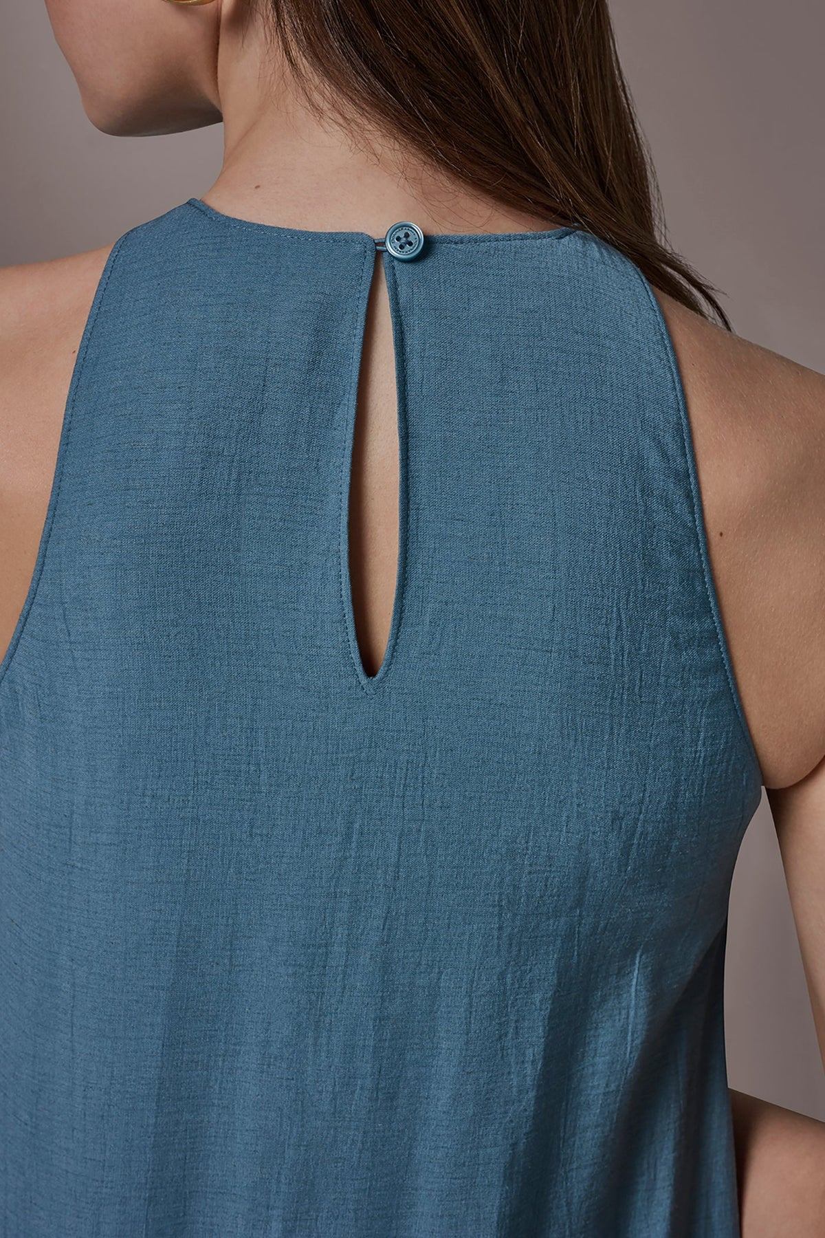 MIDI SWING DRESS - Washed Indigo