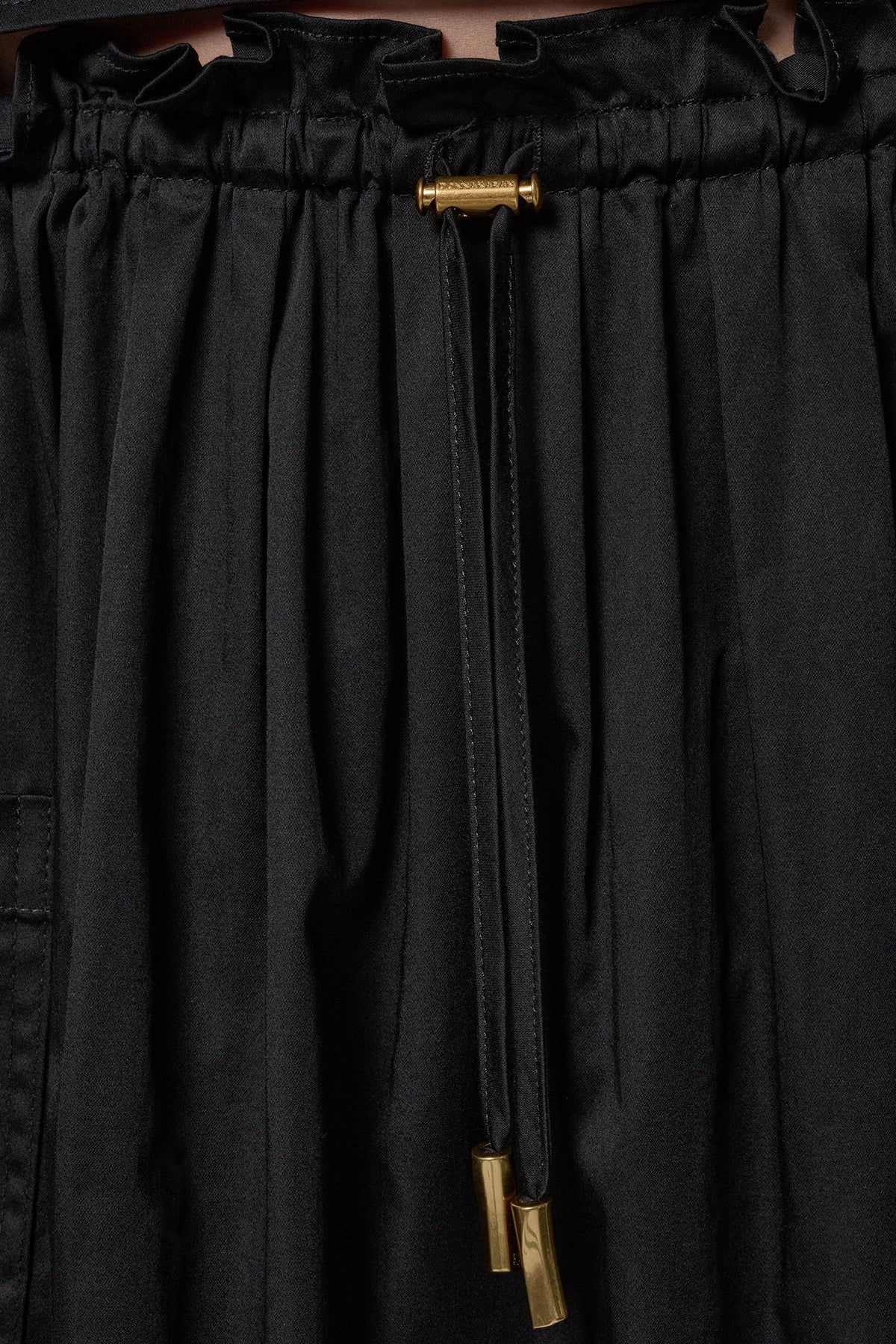 TWO-PIECE HALTER TOP AND MIDI SKIRT - Black