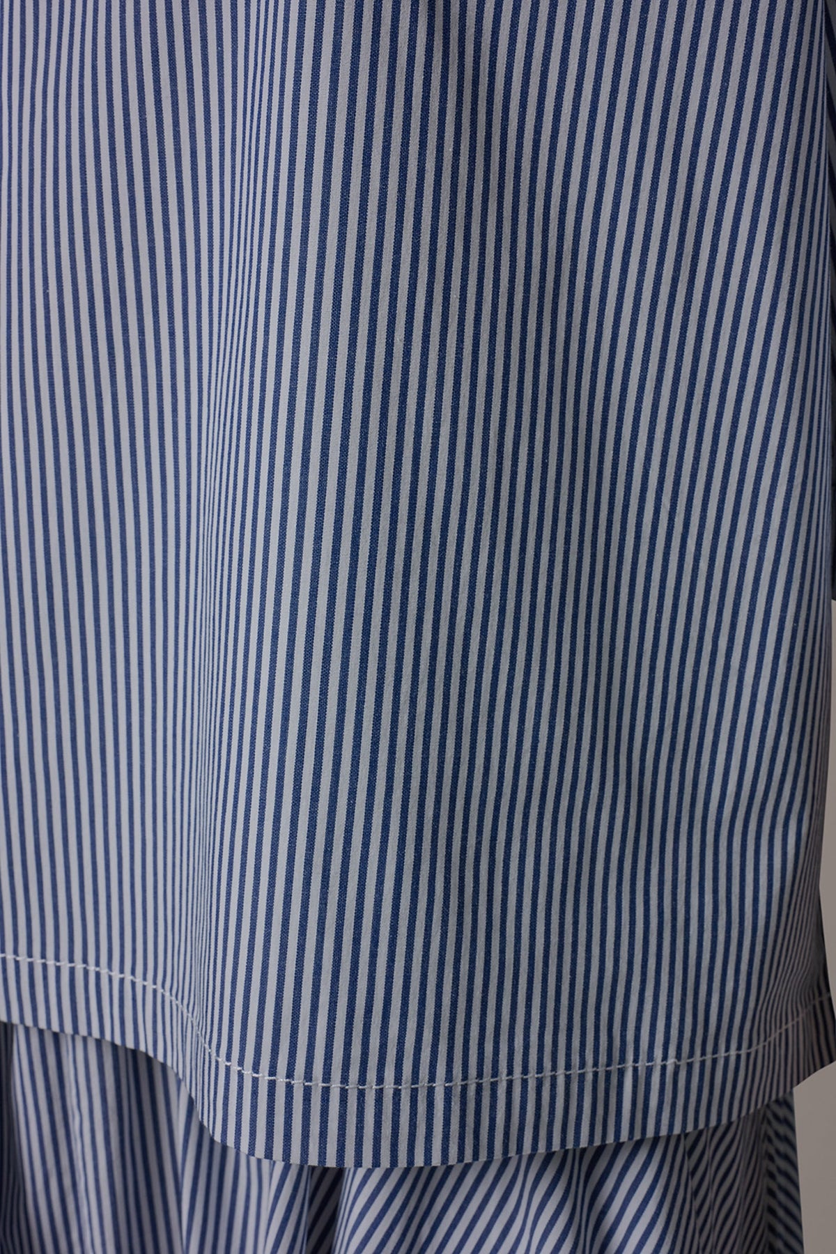 3/4 SLEEVE STRIPE BLOUSE - Nightfall/Cream