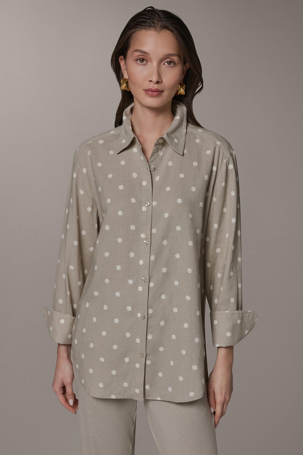 LONG SLEEVE SHIRT - Sandstone