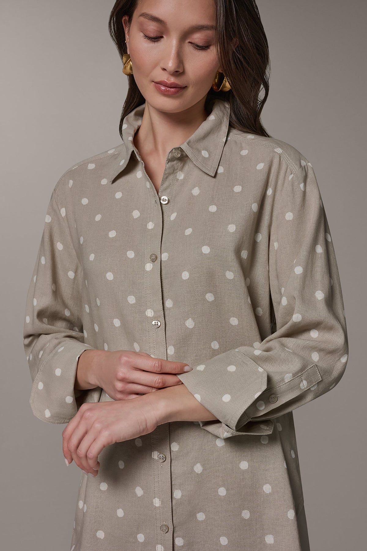 LONG SLEEVE SHIRT - Sandstone