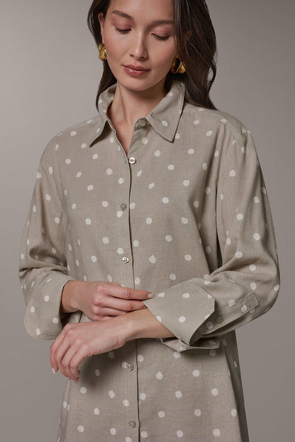 LONG SLEEVE SHIRT - Sandstone