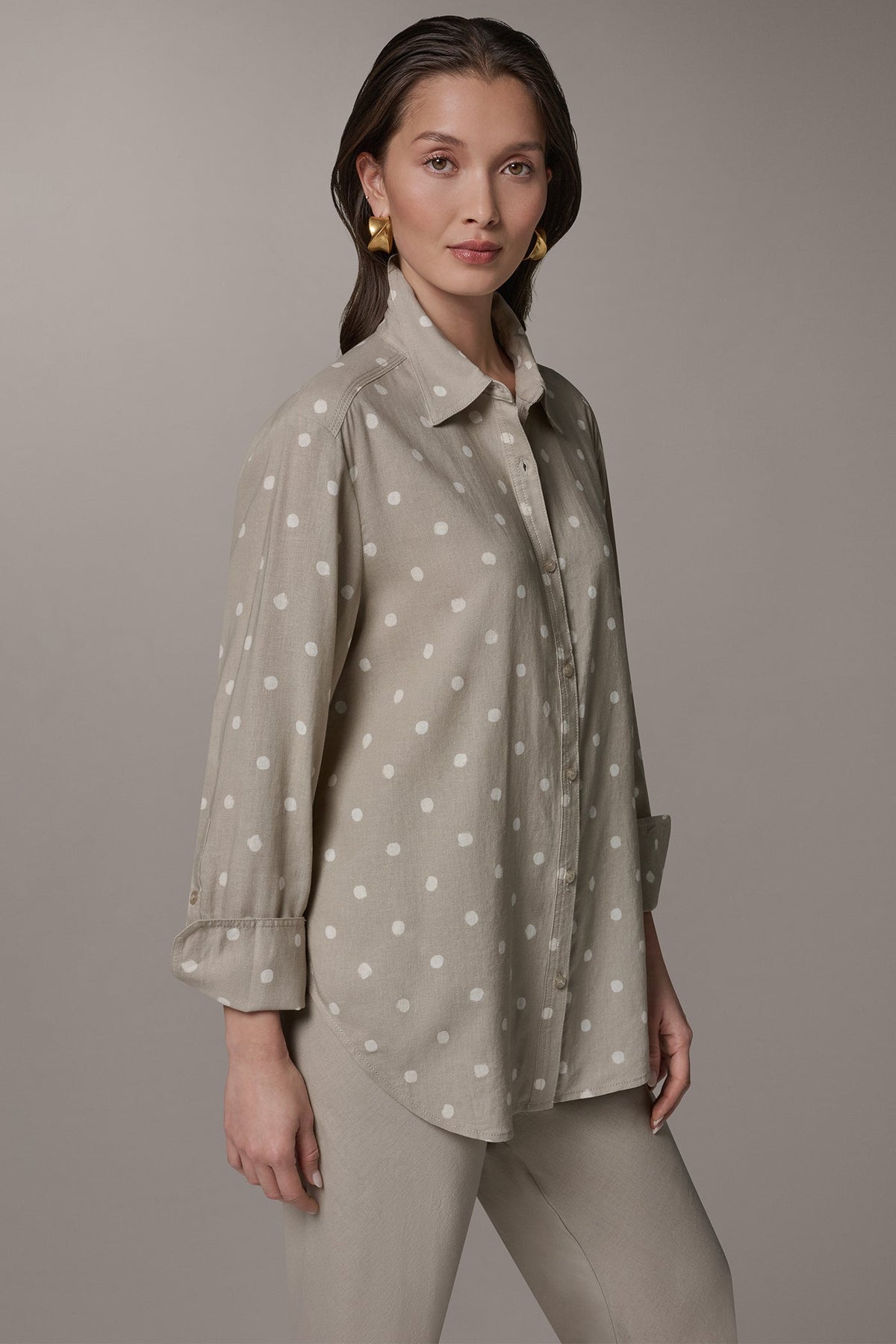 LONG SLEEVE SHIRT - Sandstone