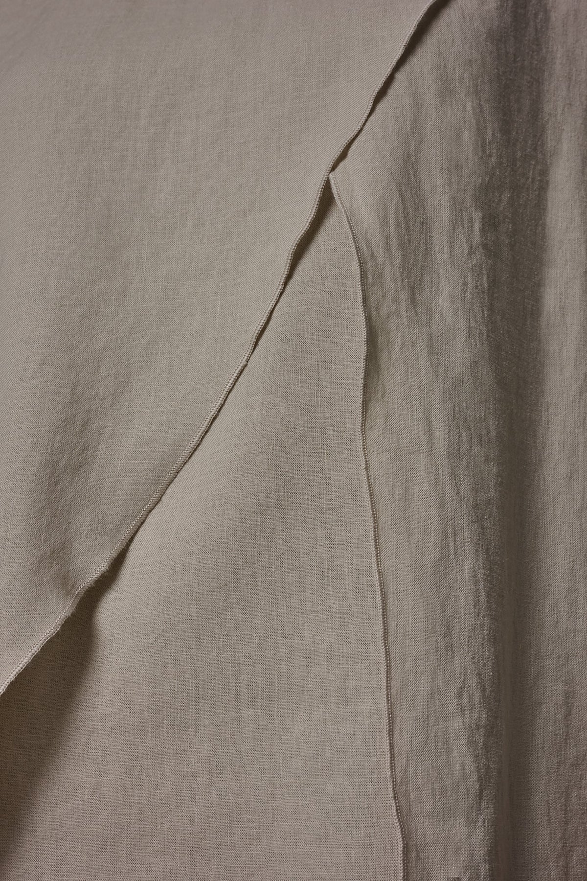 3/4 SLEEVE OVERLAY BLOUSE - Sandstone
