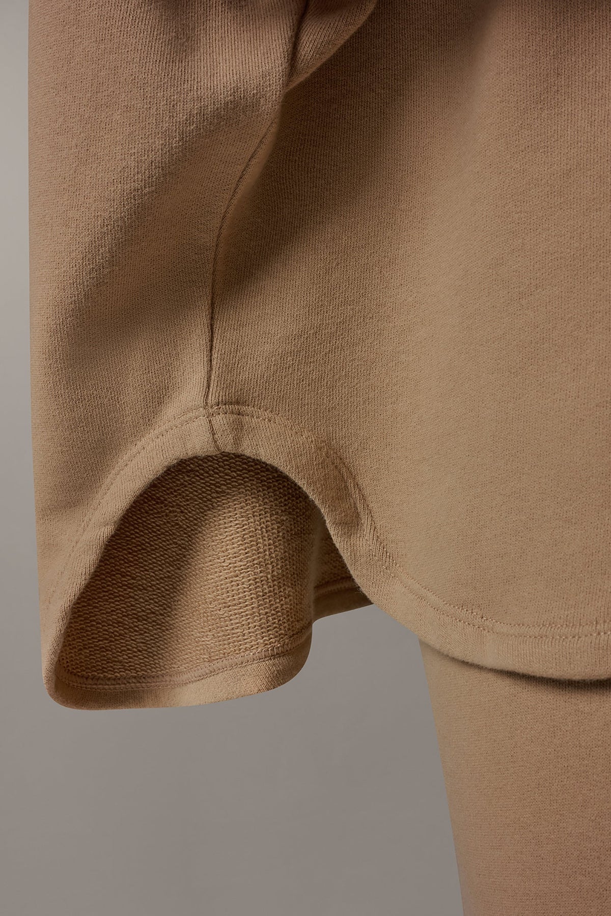 SHORT SLEEVE BOATNECK PULLOVER - Fawn