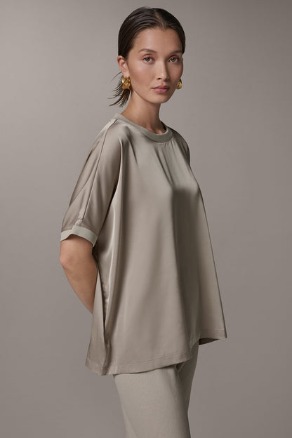 DOLMAN SLEEVE BLOUSE - Sandstone