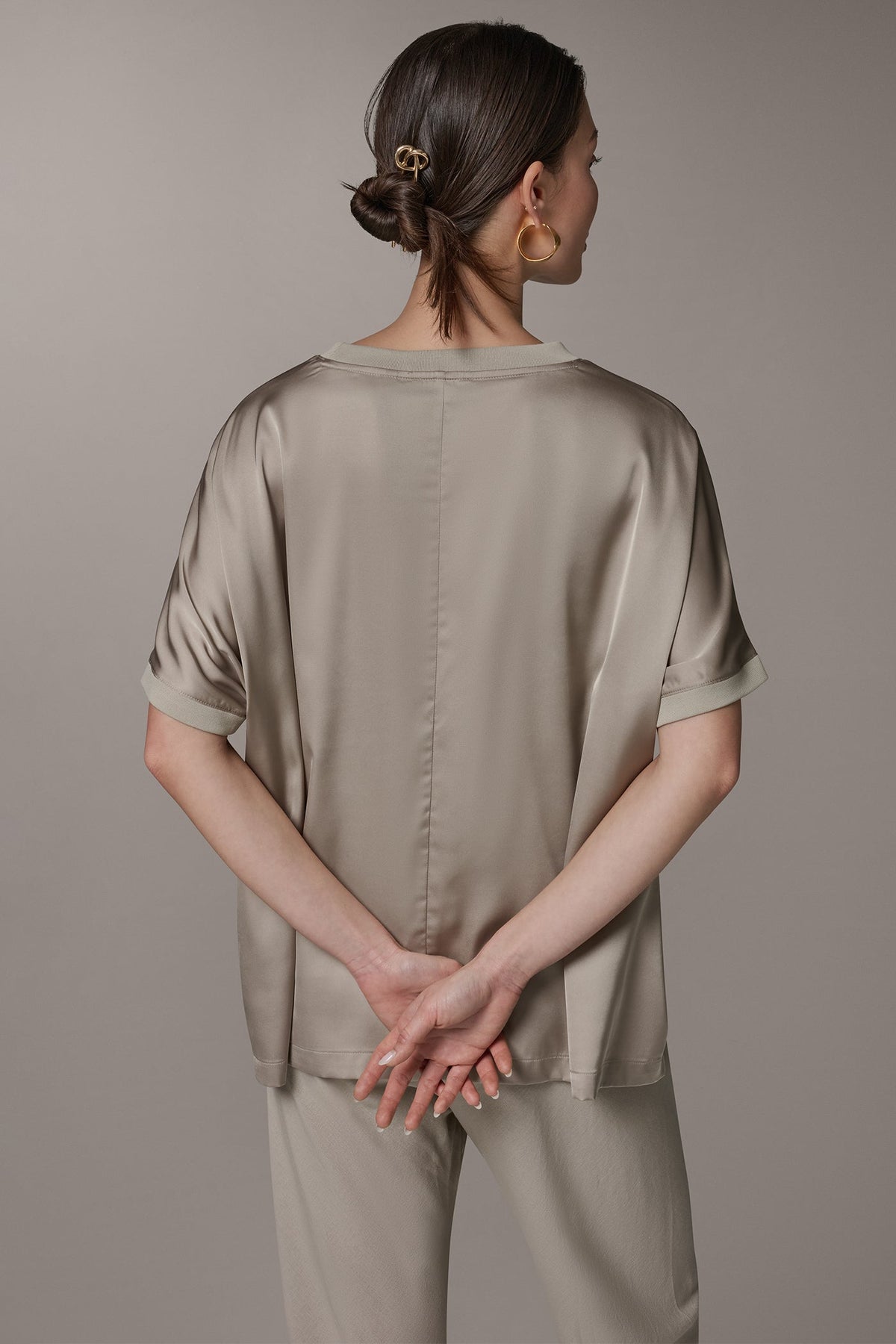 DOLMAN SLEEVE BLOUSE - Sandstone