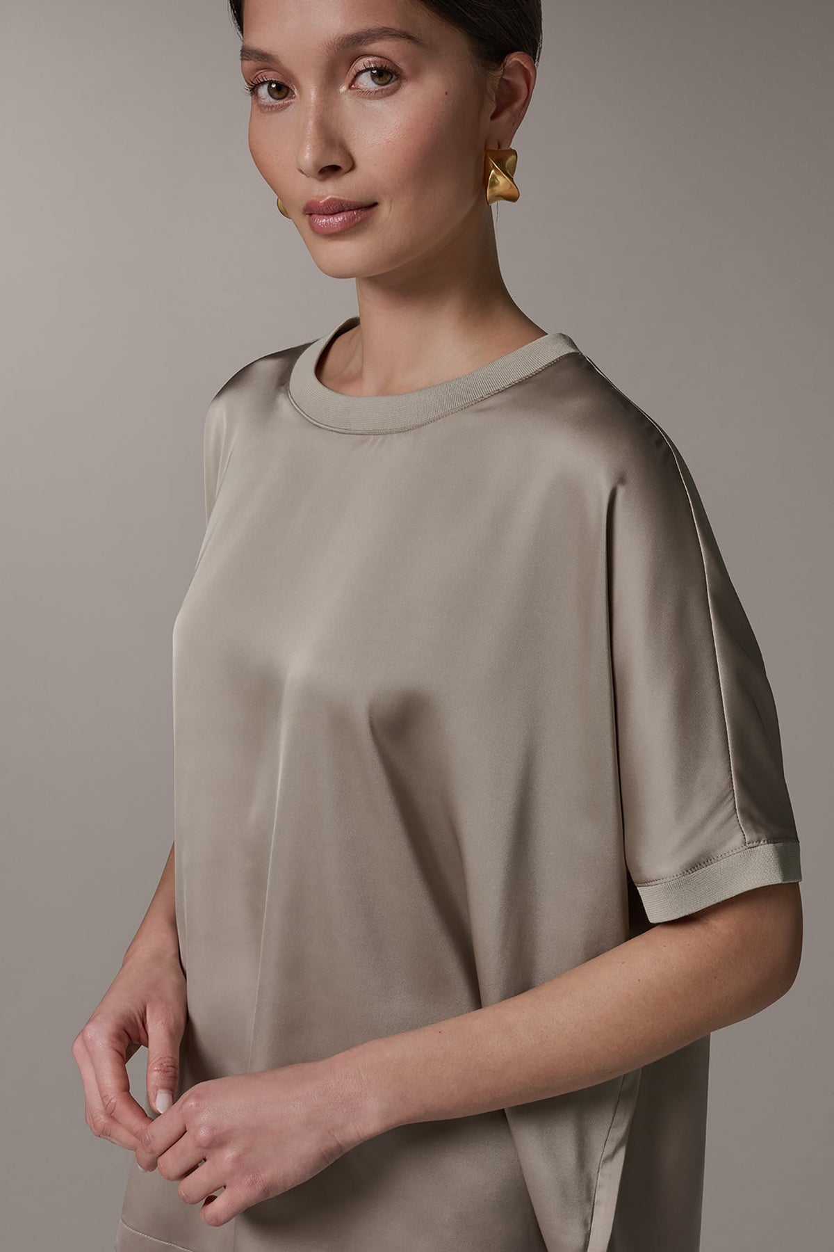 DOLMAN SLEEVE BLOUSE - Sandstone
